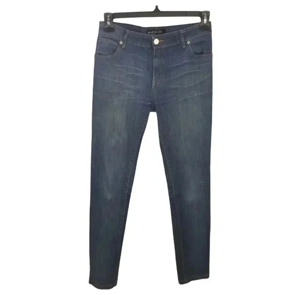 {MARIA CHER JEANS} Women's Argentinan Designer Jean's in Light Wash - Picture 1 of 16